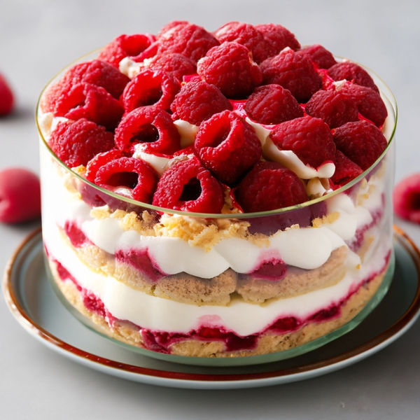 Gluten-Free Raspberry Trifle - Taste from the Med