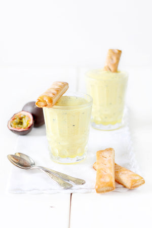 Millefoglie Puff Pastry with Passion Fruit Mousse - Taste from the Med