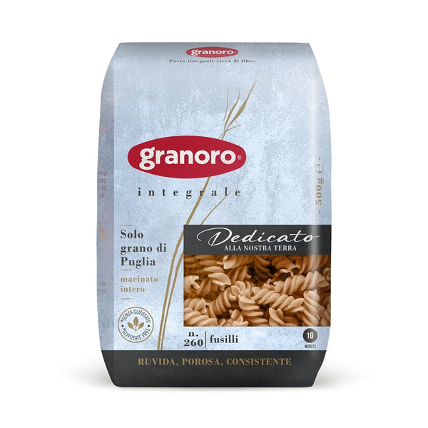 Granoro Pasta Dedicato Wholemeal Fusilli  1 x 500g