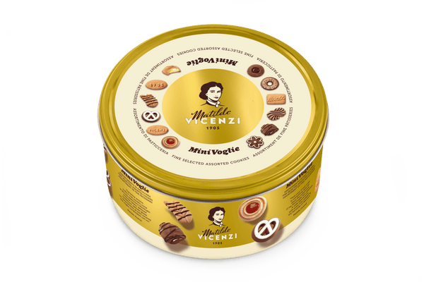 Vicenzi Assorted Pastries Tin 500g