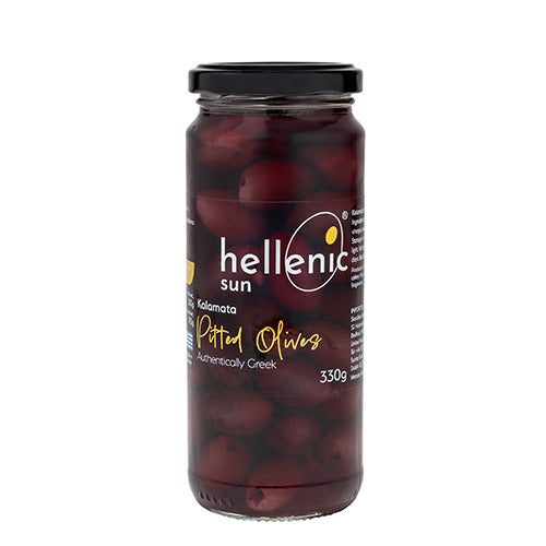 Hellenic Sun Kalamata Pitted Olives 330g