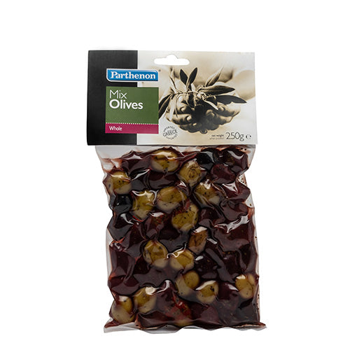 Parthenon Mediterranean Mix Whole Olives 250g