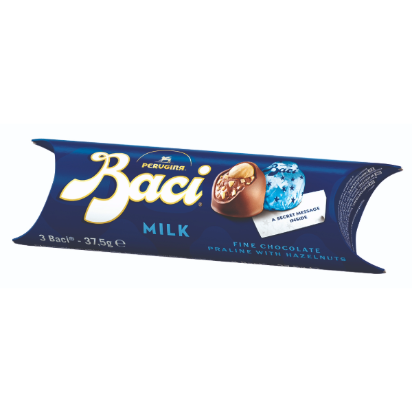 Baci | Milk Chocolate 3pc Tube - 37.5g