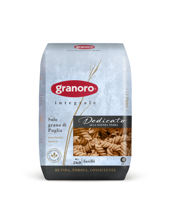 Granoro Pasta Dedicato Wholemeal Fusilli  1 x 500g