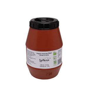 Hellenic Sun Organic Kalamata Pitted 2kg - Taste from the Med