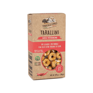 TARALL’ORO | Tarallini Chilli - Peperoncino - 250g - Taste from the Med