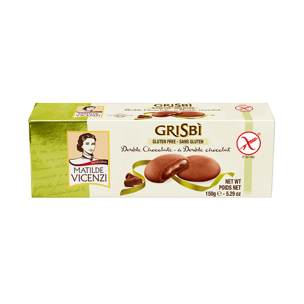 Vicenzi Gluten Free Grisbi Double Chocolate 150g