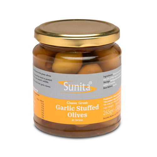 Sunita Garlic Stuffed Olives 265g