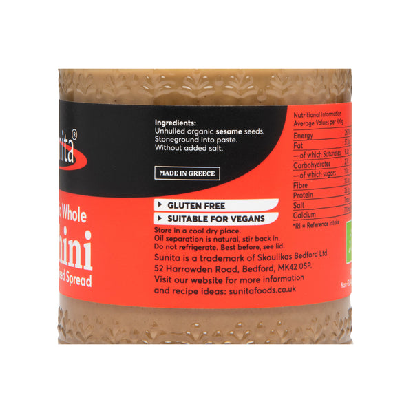 Sunita | Organic Whole Tahini - 280g
