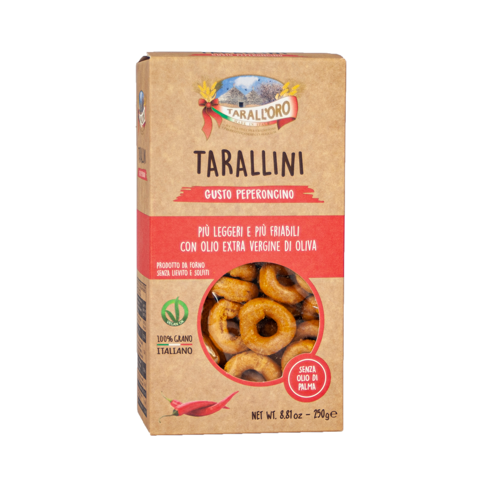 TARALL’ORO Tarallini Gusto Pizza | 250g - ITALIAN TARALLINI – Taste ...