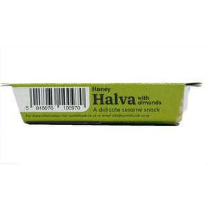 Almond Honey Halva | Sunita Organic Honey Halva with Almonds - 75g - Taste from the Med