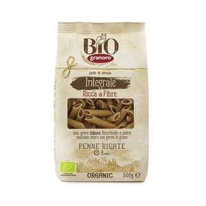 Granoro Organic Wholemeal Penne Rigate 1 x 500g - Taste from the Med