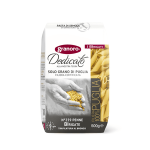 Granoro Pasta Dedicato Penne Medie Rigate 500g - Taste from the Med
