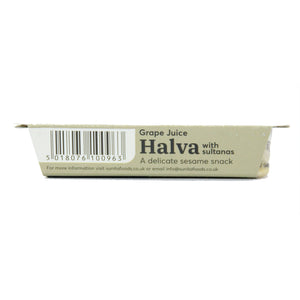 Grape Juice Halva | Sunita Organic Grape Juice Halva with Sultanas - 75g - Taste from the Med