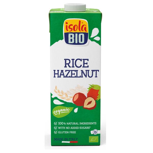 Isola Bio | Organic Rice & Hazelnut Drink - 1Ltr