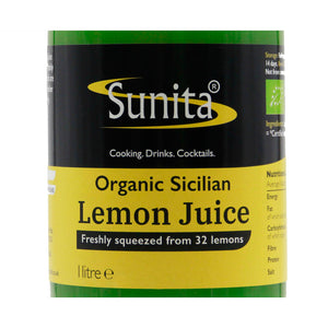 Sunita | Organic Lemon Juice - 1ltr - Taste from the Med
