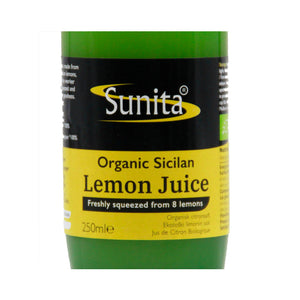Sunita | Organic Lemon Juice 250ml - Taste from the Med